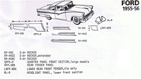 classic sheet metal inc|1955 56 ford sheet metal.